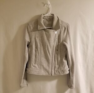 Blanknyc Women's Size M Grey Jersey Moto Jacket